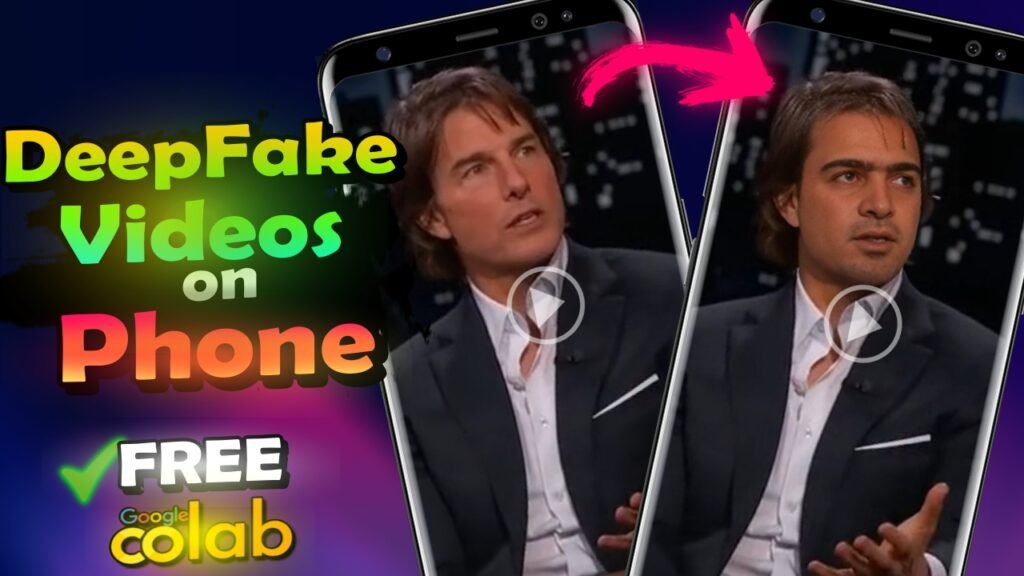 How to create deepfake videos on mobile using Google Colab with AI face swap technology